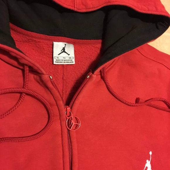 red jordan jacket